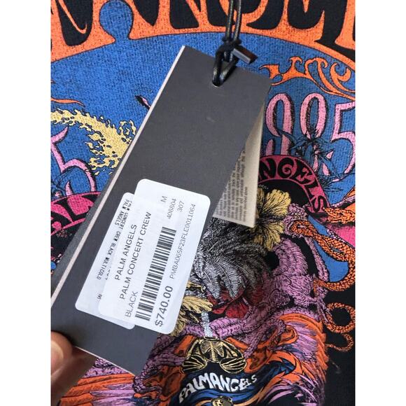 Palm Angels Concert Crewneck / $740 Retail!! / Size M / Brand New - Picture 4 of 13